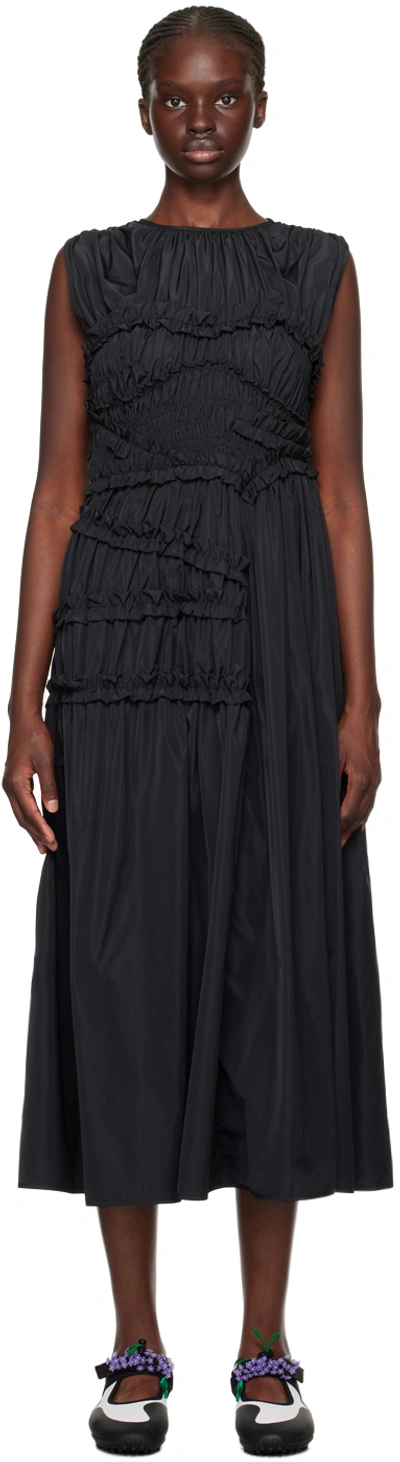 Shop Cecilie Bahnsen Black Utopia Maxi Dress
