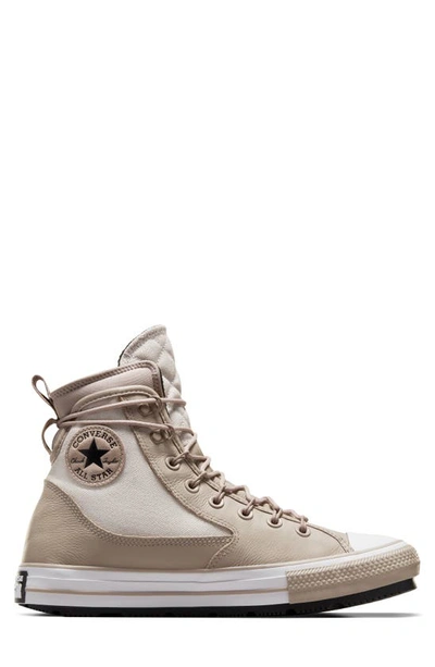 Shop Converse Chuck Taylor® All Star® All Terrain Waterproof Hi Sneaker In Wonder Stone/ Putty/ Black