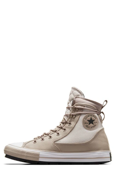 Shop Converse Chuck Taylor® All Star® All Terrain Waterproof Hi Sneaker In Wonder Stone/ Putty/ Black