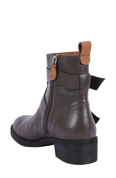 Gentle Souls By Kenneth Cole Brena Moto Boot In Smoke Leather