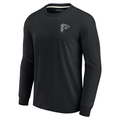 Shop Fanatics Signature Unisex  Black Atlanta Falcons Elements Super Soft Long Sleeve T-shirt