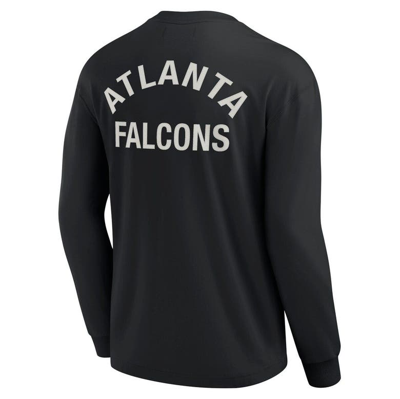 Shop Fanatics Signature Unisex  Black Atlanta Falcons Elements Super Soft Long Sleeve T-shirt