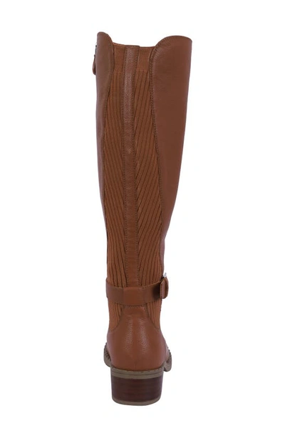 Gentle Souls By Kenneth Cole Brinley Knee High Boot In Luggage Leather