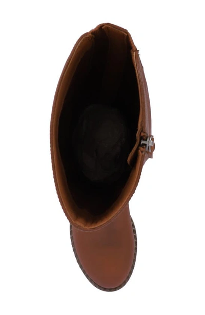 Gentle Souls By Kenneth Cole Brinley Knee High Boot In Luggage Leather