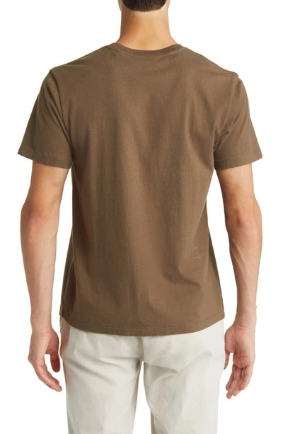 Shop Frame Logo Cotton T-shirt In Mocha