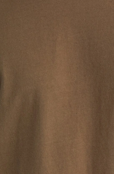 Frame Logo Cotton T-shirt In Mocha