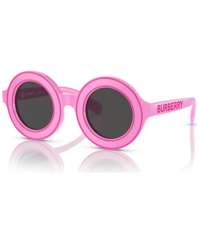 Shop Burberry Kids Sunglasses, Jb4386 (ages 7-10) In Pink