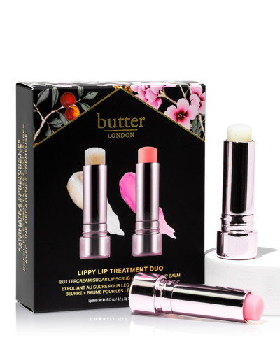 Shop Butter London 2-pc. Lippy Lip Treatment Set In No Color