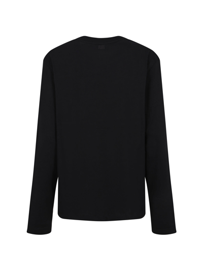 Shop Ami Alexandre Mattiussi Adc Long Sleeve Jersey Ami Paris Clothing Black