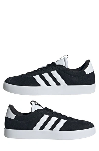 Shop Adidas Originals Vl Court 3.0 Sneaker In Black/ White/ Core Black