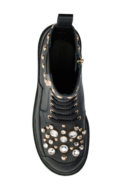 Karl Lagerfeld Breck Studded Bootie In Black