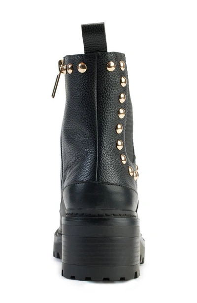 Shop Karl Lagerfeld Breck Studded Bootie In Black