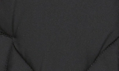 Shop Dkny Diamond Quilt Water Resistant Puffer Jacket In Ebony Black Stretch