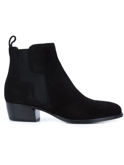 Pierre Hardy Black Suede Ankle Boots
