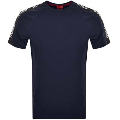 Shop Hugo Loungewear Sporty Logo T Shirt Navy