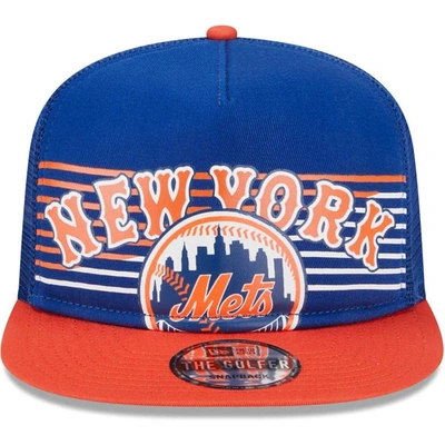 Shop New Era Royal New York Mets Speed Golfer Trucker Snapback Hat