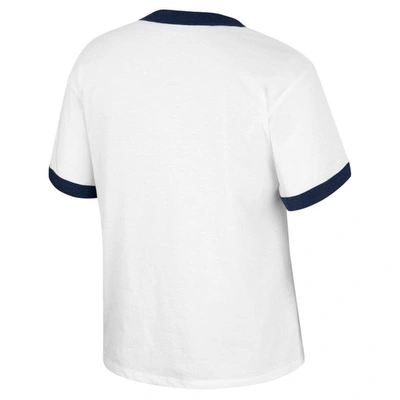 Shop Colosseum X Wrangler White Notre Dame Fighting Irish Freehand Ringer T-shirt