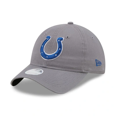 Shop New Era Graphite Indianapolis Colts Core Classic 2.0 9twenty Adjustable Hat