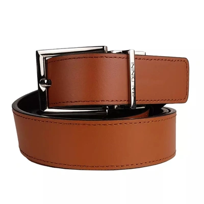 Shop Baldinini Trend Brown Leather Di Calfskin Men's Belt