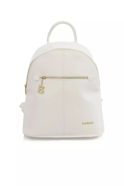 Shop Baldinini Trend White Polyethylene Women's Backpack