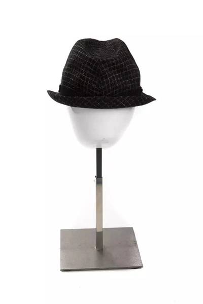 Shop Byblos Elegant Black Wool Blend Women's Hat