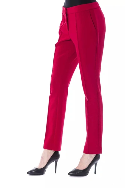 Shop Byblos Fuchsia Polyester Jeans &amp; Women's Pant