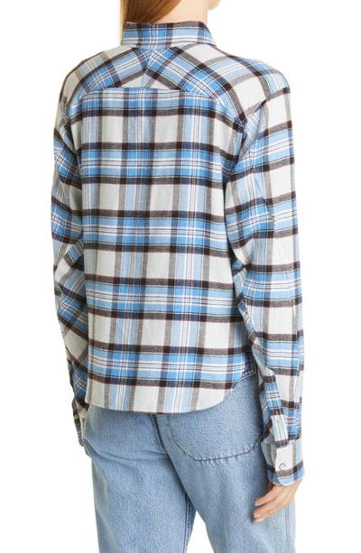 Rag & Bone Jonah Plaid Button-up Shirt In Grey Plaid