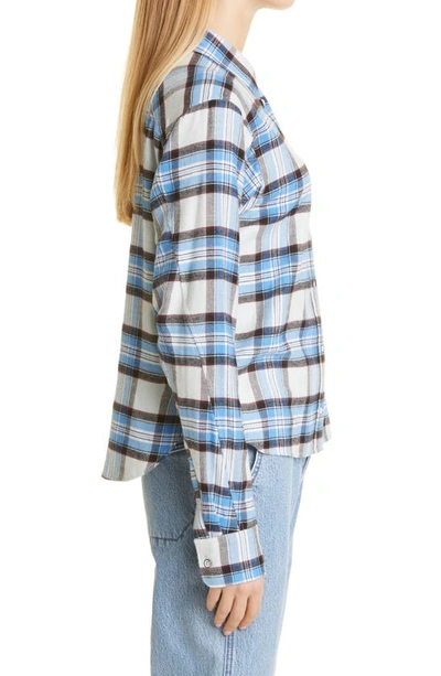 Rag & Bone Jonah Plaid Button-up Shirt In Grey Plaid