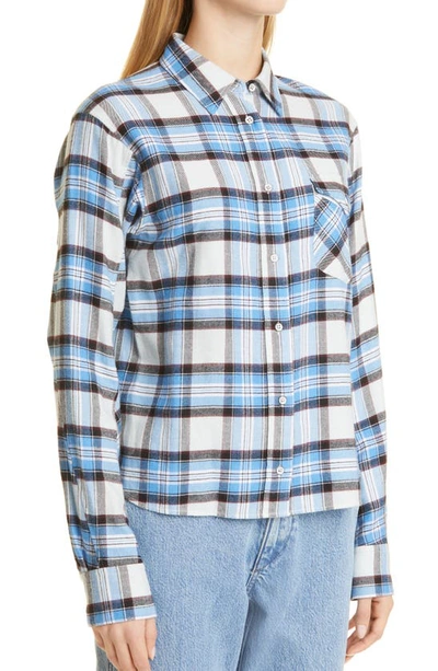 Rag & Bone Jonah Plaid Button-up Shirt In Grey Plaid