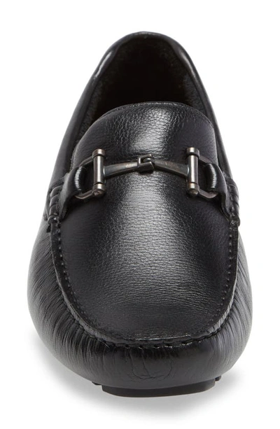 Nordstrom Bryce Bit Driving Shoe In Black Leather