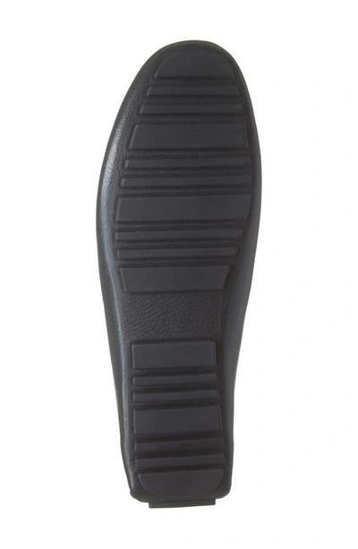 Nordstrom Bryce Bit Driving Shoe In Black Leather