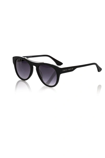 Shop Frankie Morello Black Acetate Men's Sunglasses