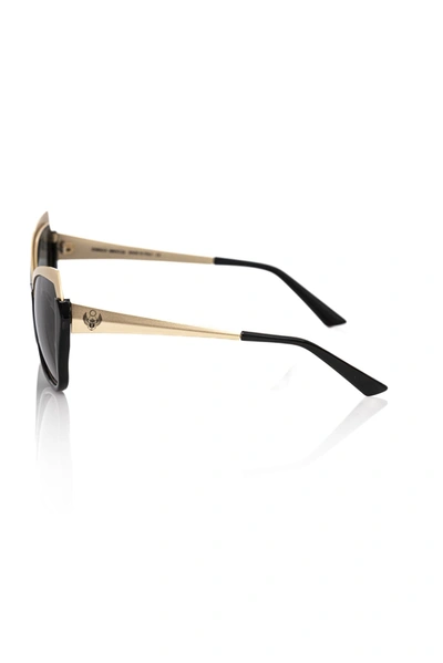 Shop Frankie Morello Black Acetate Women's Sunglasses