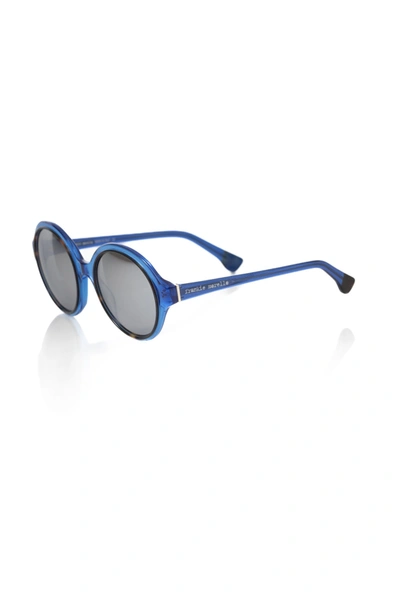 Shop Frankie Morello Blue Acetate Women's Sunglasses