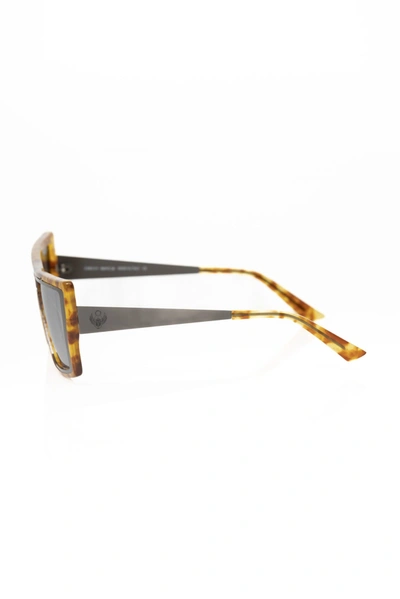 Shop Frankie Morello Brown Acetate Women's Sunglasses