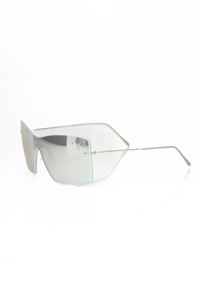 Shop Frankie Morello Silver Metallic Fibre Women's Sunglasses