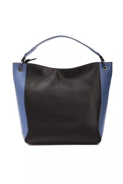 Shop Pompei Donatella Chic Black Leather Shoulder Women's Bag