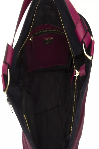 Shop Pompei Donatella Elegant Burgundy Leather Shoulder Women's Bag