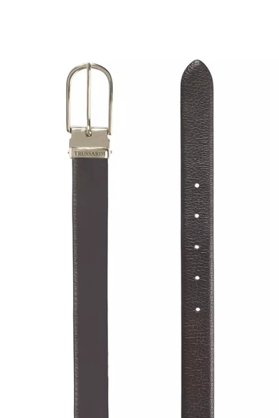Shop Trussardi Elegant Adjustable Women's Leather Women's Belt In Brown