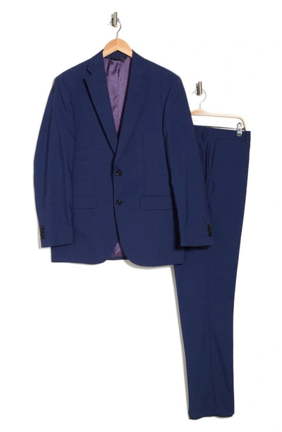 Shop Ted Baker Jarrow Trim Fit Wool Suit In Blue