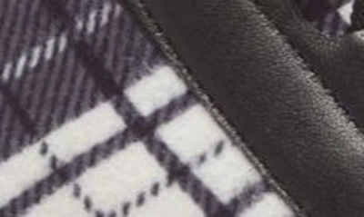 Linea Paolo Rowen Sneaker In Black/ Blue Print Fabric