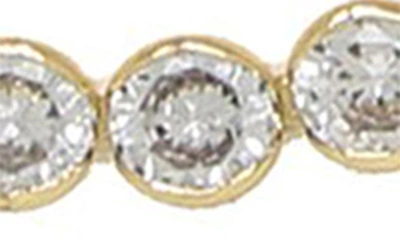 Shop Ettika Cubic Zirconia Bezel Bracelet In Gold