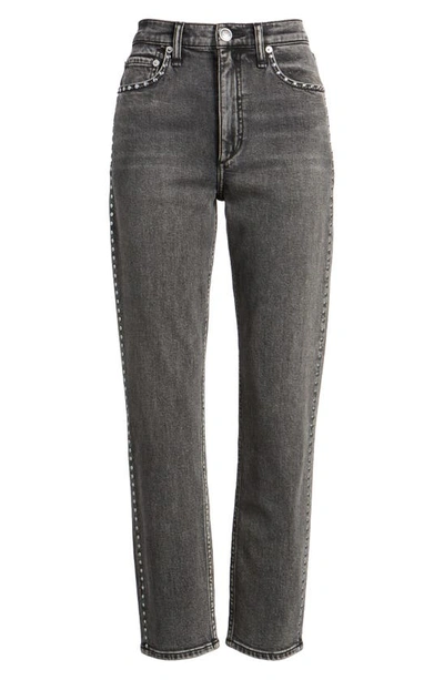 Shop Rag & Bone Wren Stud Stretch Slim Fit Jeans In Serjewel