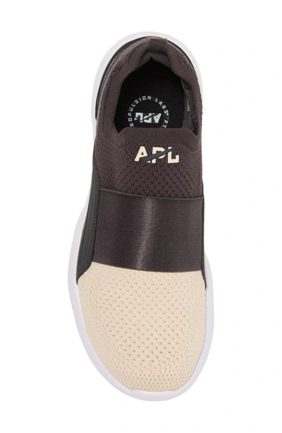 Shop Apl Athletic Propulsion Labs Techloom Bliss Knit Running Shoe In Anthracite / Beach / White