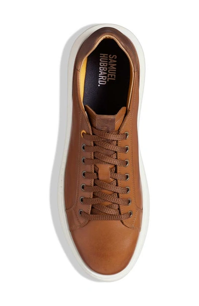 Shop Samuel Hubbard Sunset Sneaker In Tan Leather
