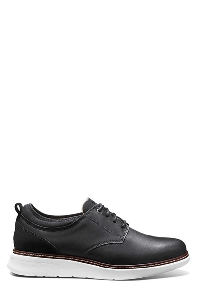Samuel Hubbard Rafael Plain Toe Derby In Black Leather
