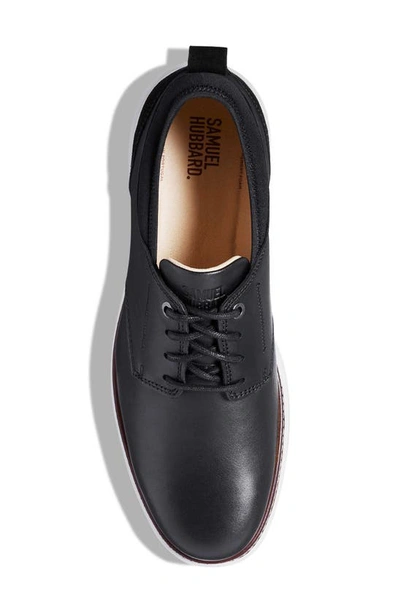 Shop Samuel Hubbard Rafael Plain Toe Derby In Black Leather