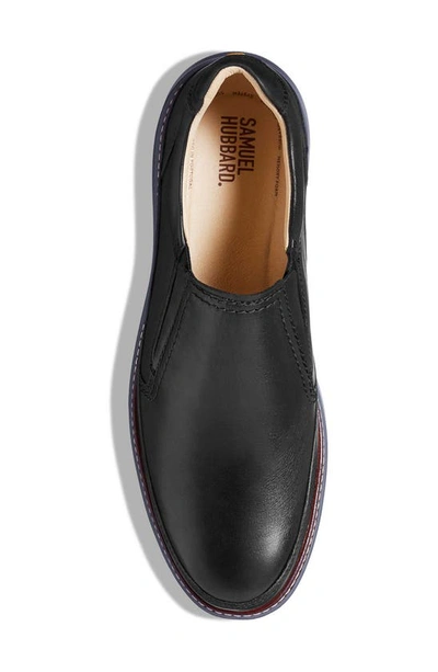 Shop Samuel Hubbard Rafael Slip-on In Black Leather