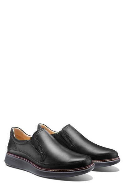 Shop Samuel Hubbard Rafael Slip-on In Black Leather