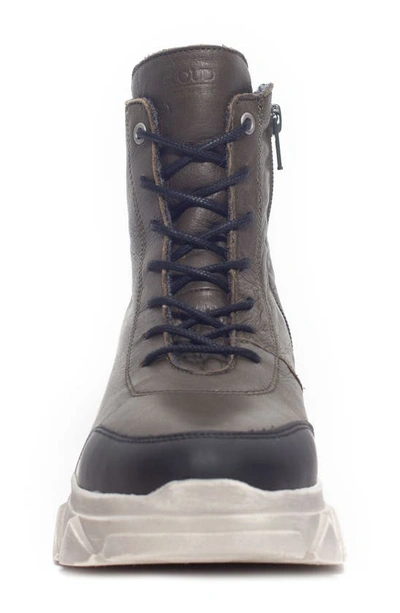 Shop Cloud Talulah Wool Lined Lace-up Boot In Velvet Dk. Moss